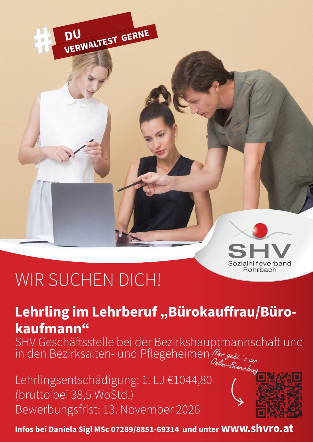 Lehrling Bürokauffrau/-mann
